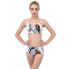 Eagle Layered Top Bikini Set by 99art