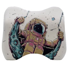 Drawing-astronaut Velour Head Support Cushion by 99art