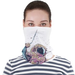 Drawing-astronaut Face Seamless Bandana (adult) by 99art