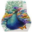 Bird-peafowl-painting-drawing-feather-birds Car Seat Back Cushion  View1