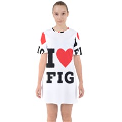 I Love Fig  Sixties Short Sleeve Mini Dress by ilovewhateva