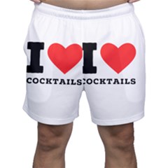 I Love Cocktails  Men s Shorts by ilovewhateva