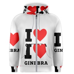 I Love Ginebra Men s Zipper Hoodie by ilovewhateva