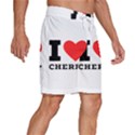 I love cherry Men s Beach Shorts View3