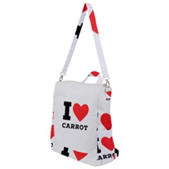 I Love Carrots  Crossbody Backpack by ilovewhateva