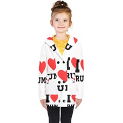 I Love Rum Kids  Double Breasted Button Coat by ilovewhateva