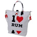 I love rum Buckle Top Tote Bag View1