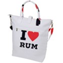 I love rum Buckle Top Tote Bag View2