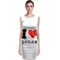 I love sugar  Sleeveless Velvet Midi Dress View1