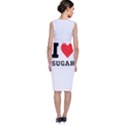 I love sugar  Sleeveless Velvet Midi Dress View2