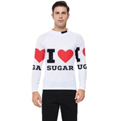 I Love Sugar  Men s Long Sleeve Rash Guard by ilovewhateva