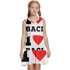 I Love Baci  Kids  Sleeveless Tiered Mini Dress by ilovewhateva