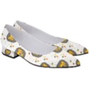 Lion Heads Pattern Design Doodle Women s Low Heels View3