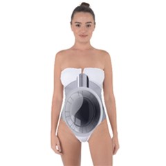 Washing Machines Home Electronic Tie Back One Piece Swimsuit by Cowasu