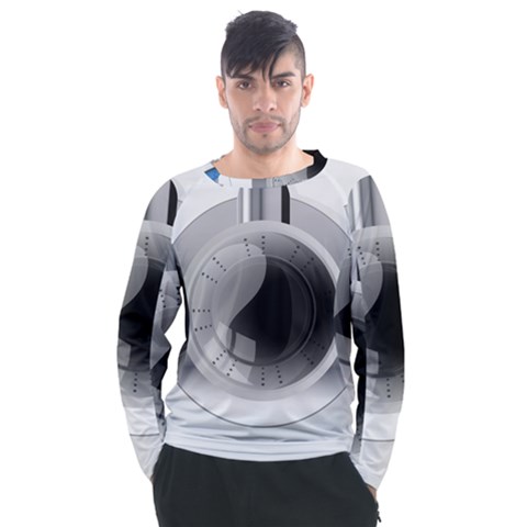 Washing Machines Home Electronic Men s Long Sleeve Raglan Tee by Cowasu