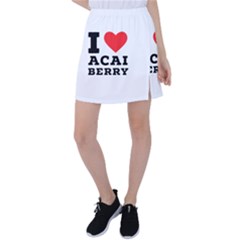 I Love Acai Berry Tennis Skirt by ilovewhateva