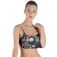 Illustrations Technology Robot Internet Processor Layered Top Bikini Top  by Cowasu