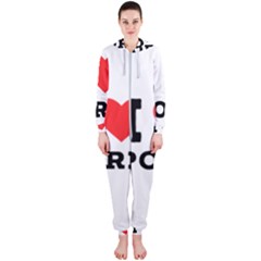 I Love Pork  Hooded Jumpsuit (ladies) by ilovewhateva