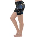 New York Night Central Park Skyscrapers Skyline Lightweight Velour Yoga Shorts View2