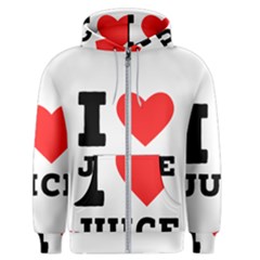 I Love Juice Men s Zipper Hoodie by ilovewhateva