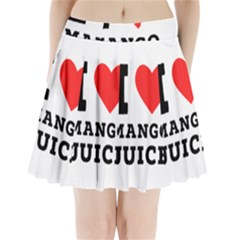 I Love Mango Juice  Pleated Mini Skirt by ilovewhateva