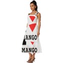 I love mango juice  Square Neckline Tiered Midi Dress View2