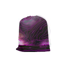 Pink Storm Pink Lightning Drawstring Pouch (medium) by Bangk1t