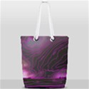 Pink Storm Pink Lightning Full Print Rope Handle Tote (Small) View2