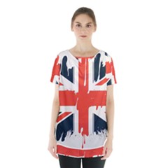 Union Jack England Uk United Kingdom London Skirt Hem Sports Top by Bangk1t