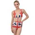 Union Jack England Uk United Kingdom London Tied Up Two Piece Swimsuit View1