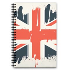 Union Jack England Uk United Kingdom London 5 5  X 8 5  Notebook by Bangk1t