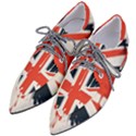 Union Jack England Uk United Kingdom London Pointed Oxford Shoes View2