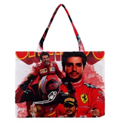 Carlos Sainz Zipper Medium Tote Bag by Boster123