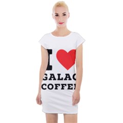 I Love Galao Coffee Cap Sleeve Bodycon Dress by ilovewhateva