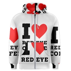 I Love Red Eye Coffee Men s Zipper Hoodie by ilovewhateva