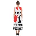 I love red eye coffee Midi Tie-Back Chiffon Dress View2