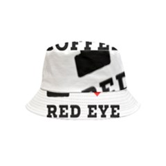 I Love Red Eye Coffee Bucket Hat (kids) by ilovewhateva