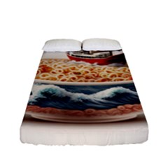 Noodles Pirate Chinese Food Food Fitted Sheet (full/ Double Size) by Ndabl3x