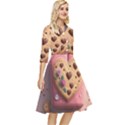 Cookies Valentine Heart Holiday Gift Love Classy Knee Length Dress View2