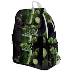 Drink Spinach Smooth Apple Ginger Top Flap Backpack by Ndabl3x