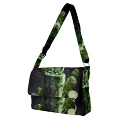 Drink Spinach Smooth Apple Ginger Full Print Messenger Bag (m) by Ndabl3x