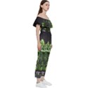 Drink Spinach Smooth Apple Ginger Off Shoulder Ruffle Top Jumpsuit View3