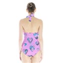 Hearts Pattern Love Halter Swimsuit View2