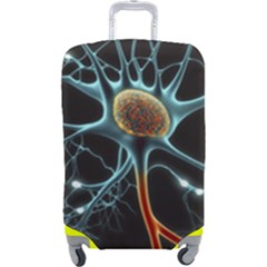 Organism Neon Science Luggage Cover (large) by Ndabl3x