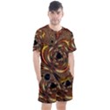 Geometric Art Fractal Abstract Art Men s Mesh Tee and Shorts Set View1