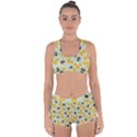 Honey Bee Bees Pattern Racerback Boyleg Bikini Set View1