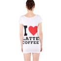 I love latte coffee Short Sleeve Bodycon Dress View2