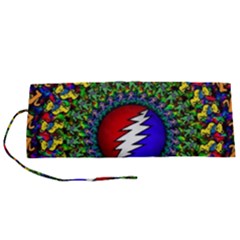 Grateful Dead Pattern Roll Up Canvas Pencil Holder (s) by Wav3s