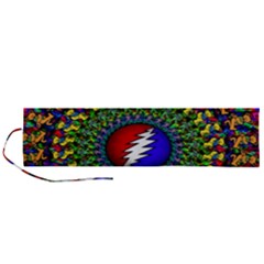 Grateful Dead Pattern Roll Up Canvas Pencil Holder (l) by Wav3s