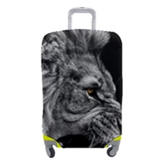 Angry Male Lion Roar Luggage Cover (small) by Wav3s